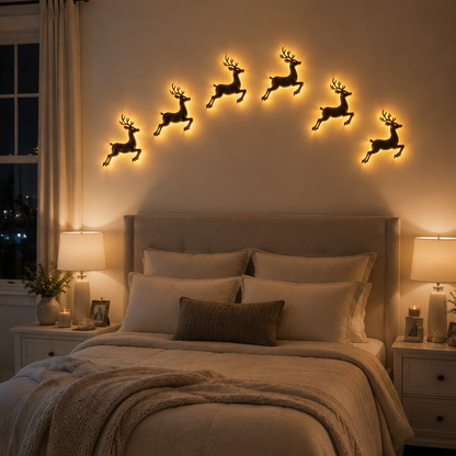 LED-Rentier (12er-Pack)