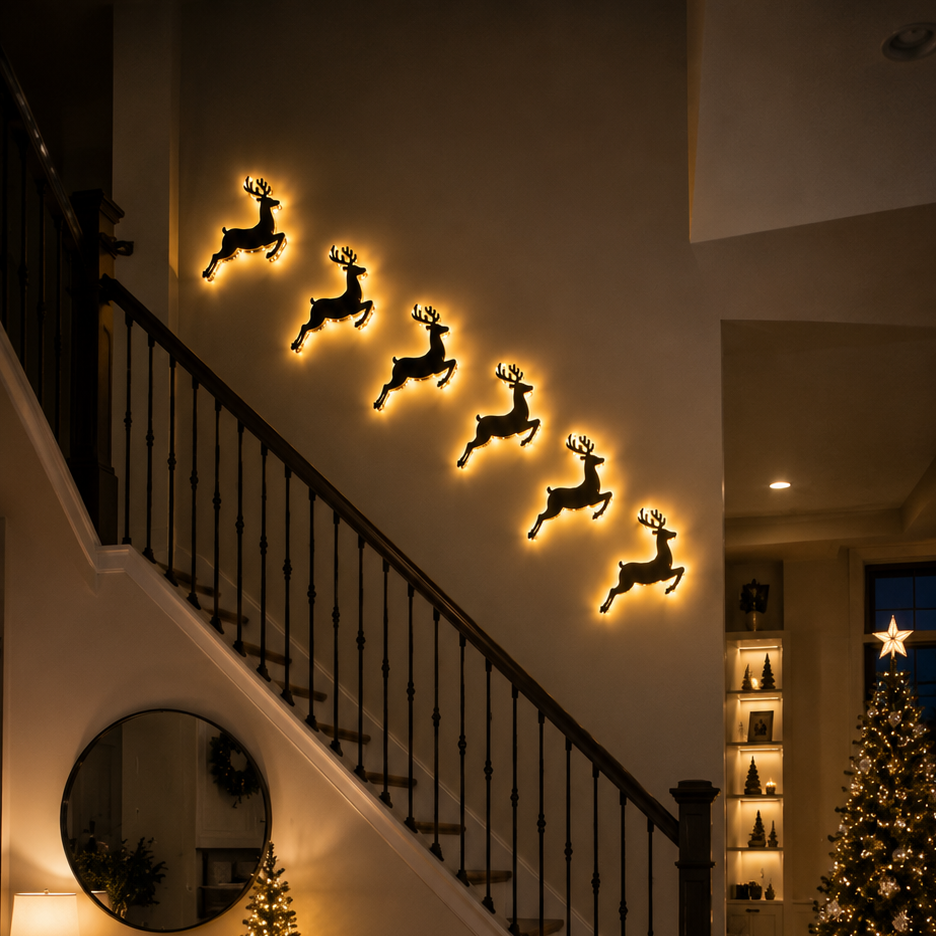 LED-Rentier (12er-Pack)